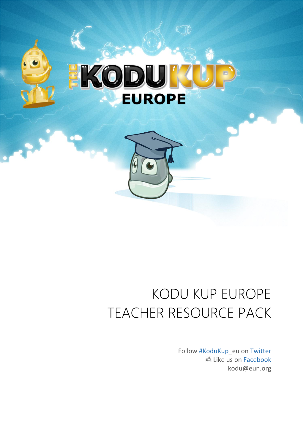 Kodu Kup Europe Teacher Resource Pack Europe