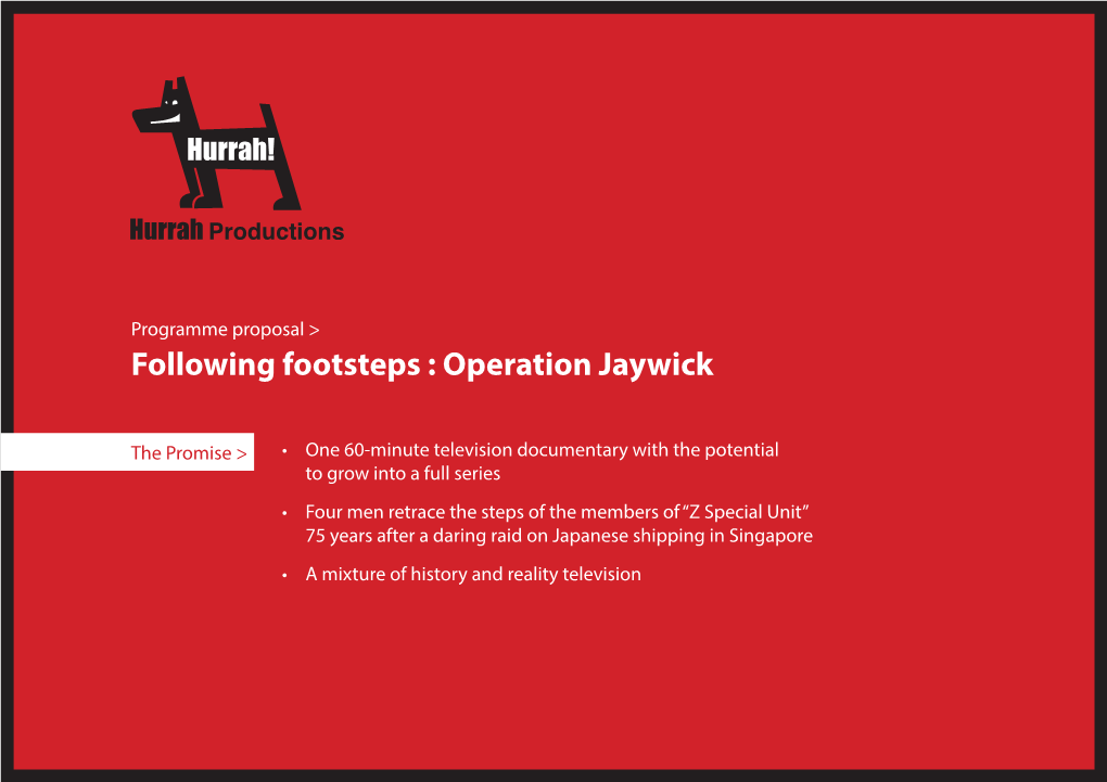 Following Footsteps : Operation Jaywick