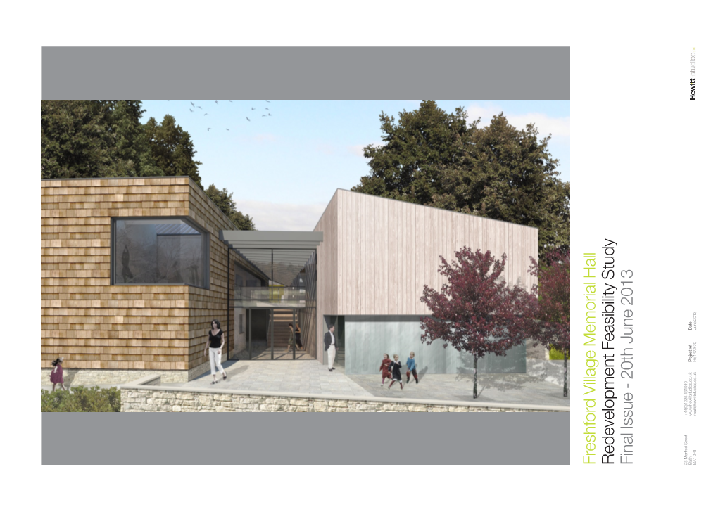 Freshford V Illage Memorial Hall Redevelopment Feasibility Study