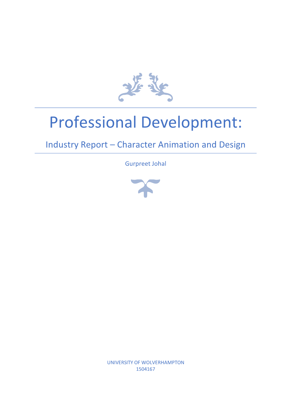 Professional Development Report