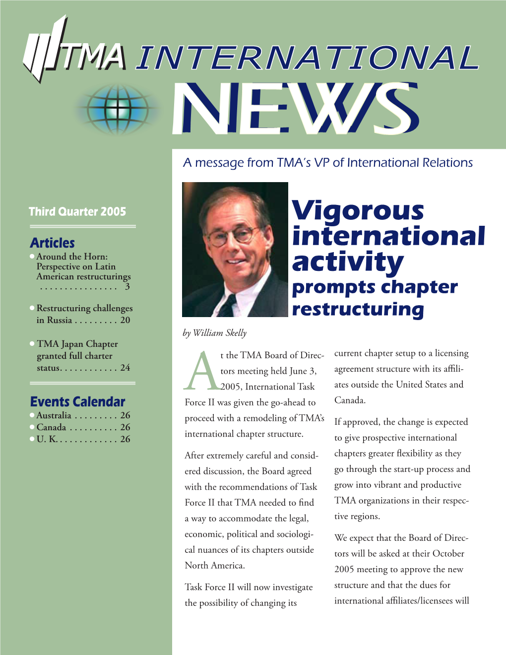 International Newsletter Q3 2005