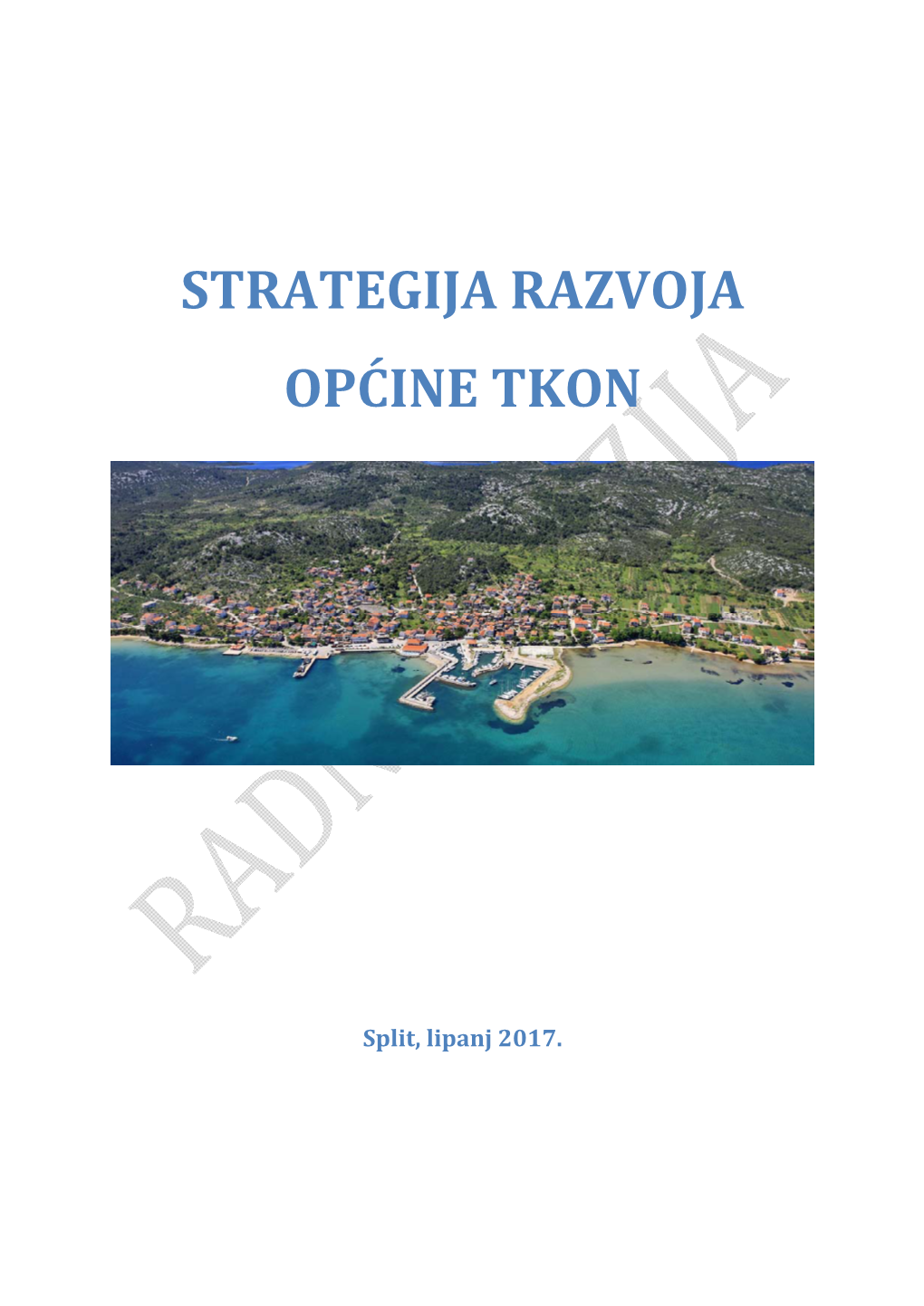 Strategija Razvoja Općine Tkon