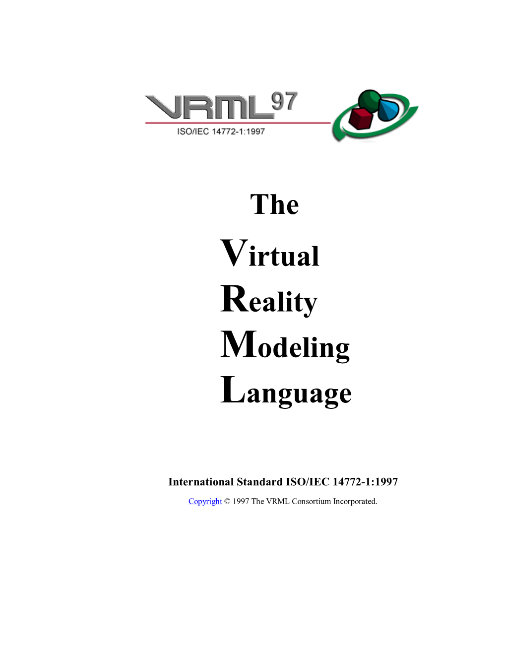 VRML97 Specification As