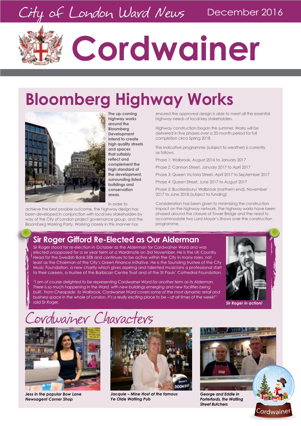 Cordwainer Ward News December 2016