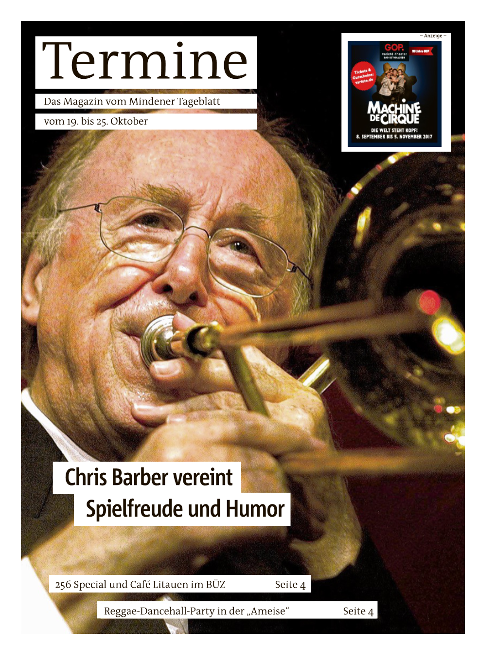 Chris Barber Wird 85