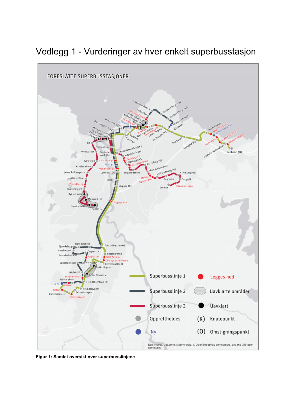 Vedlegg 1 - Vurderinger Av Hver Enkelt Superbusstasjon