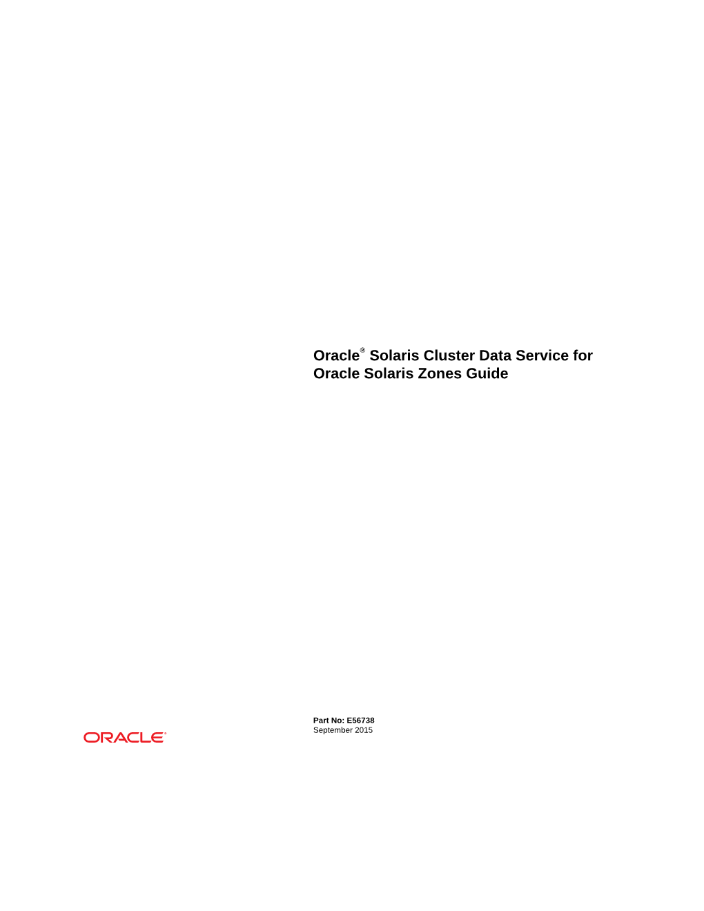 Oracle® Solaris Cluster Data Service for Oracle Solaris Zones Guide