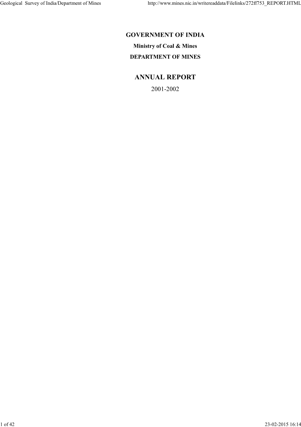 Annual Report 2001-2002