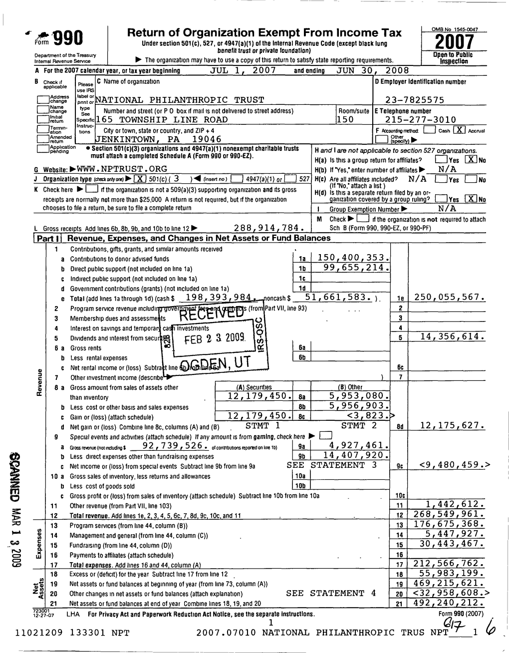 Return of Organization Exempt from Income Tax OMB No 1545-004