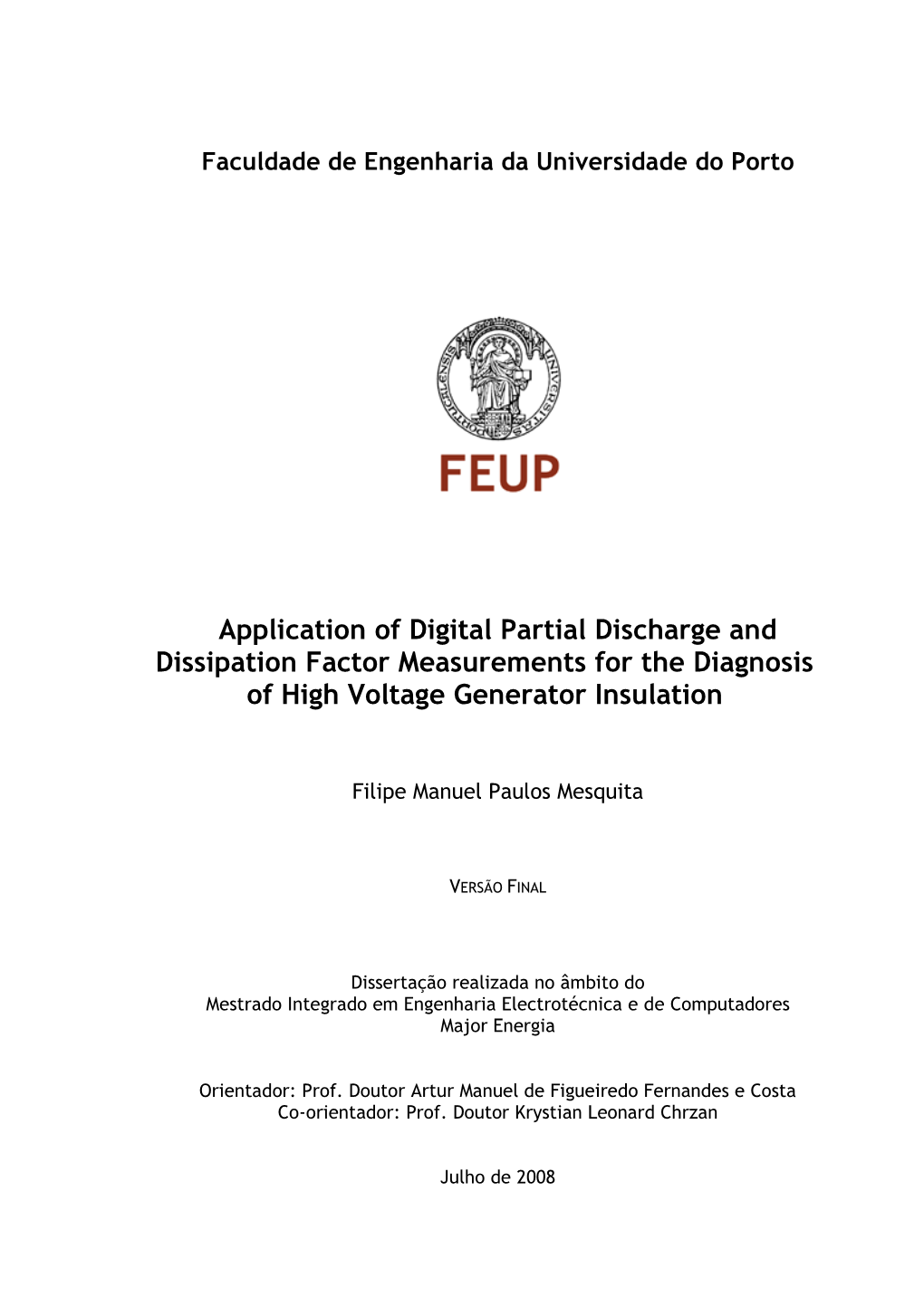 Application of Digita Dissipation Factor Measu of High Voltage