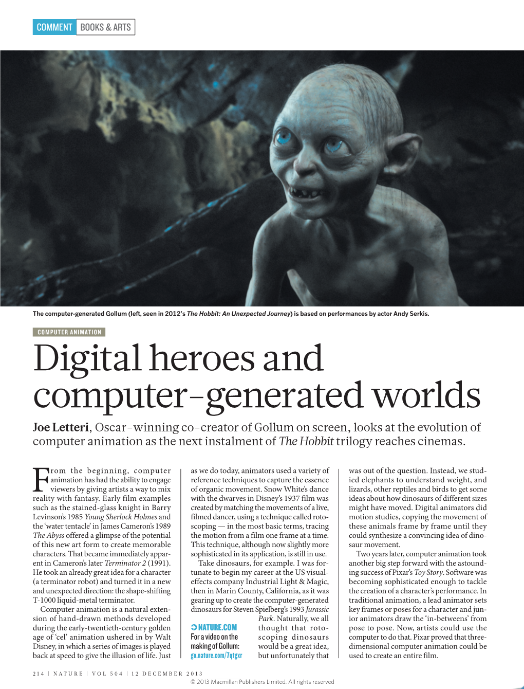 Digital Heroes and Computer-Generated Worlds