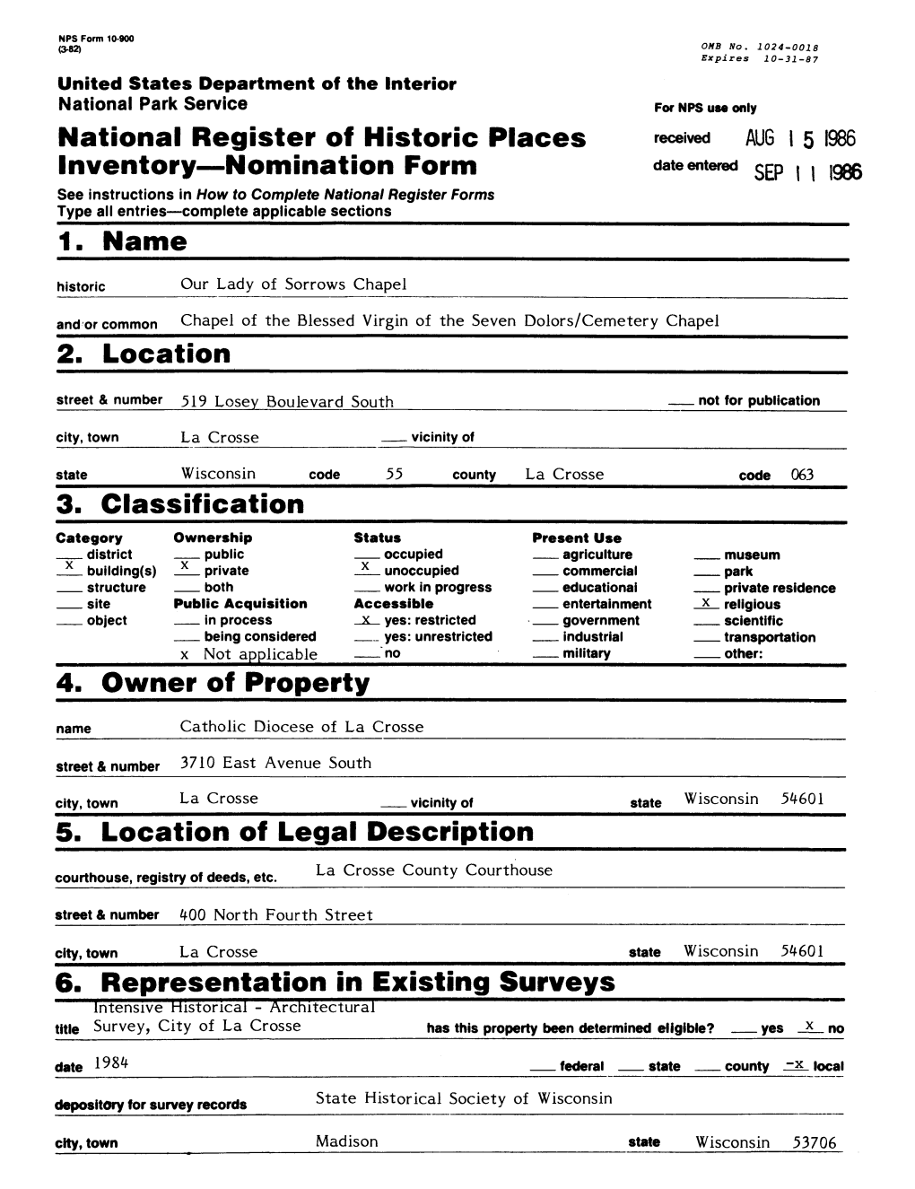 6. Representation in Existing Surveys