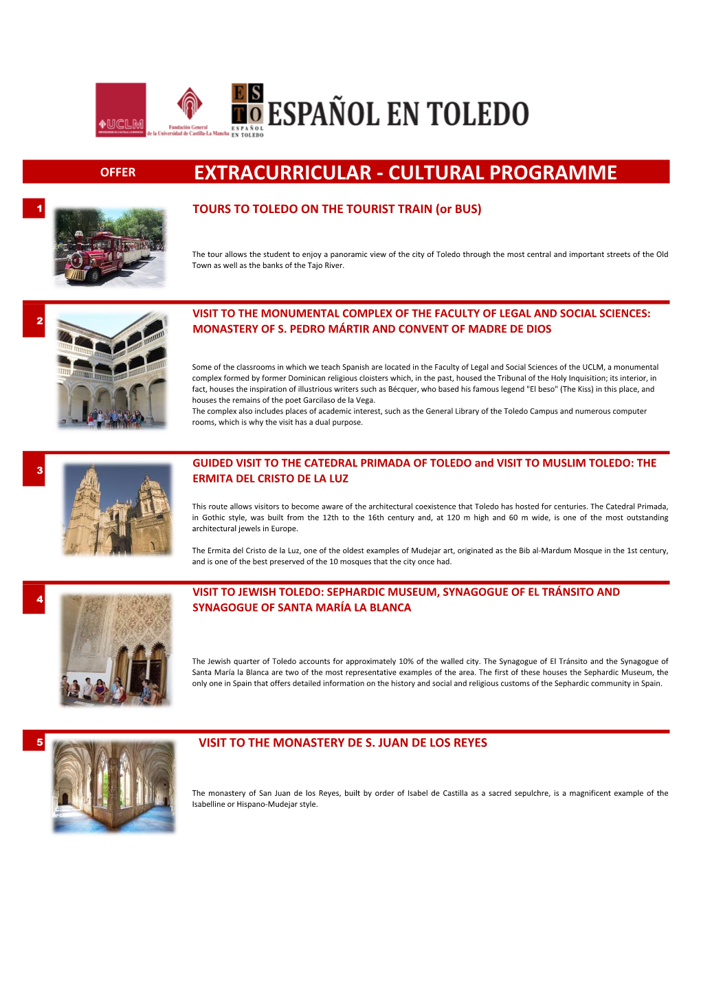 Extracurricular - Cultural Programme