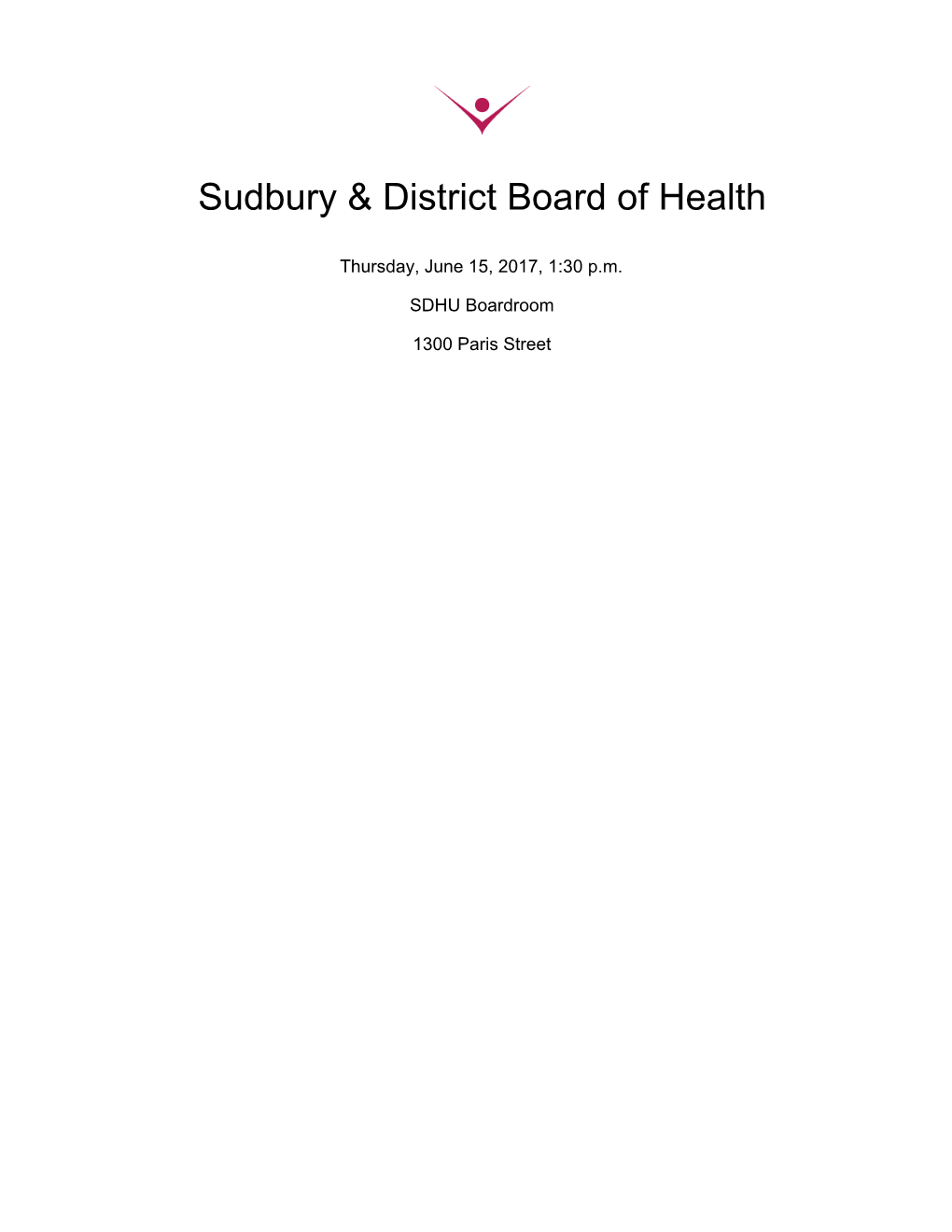 Sudbury & District Board of Health