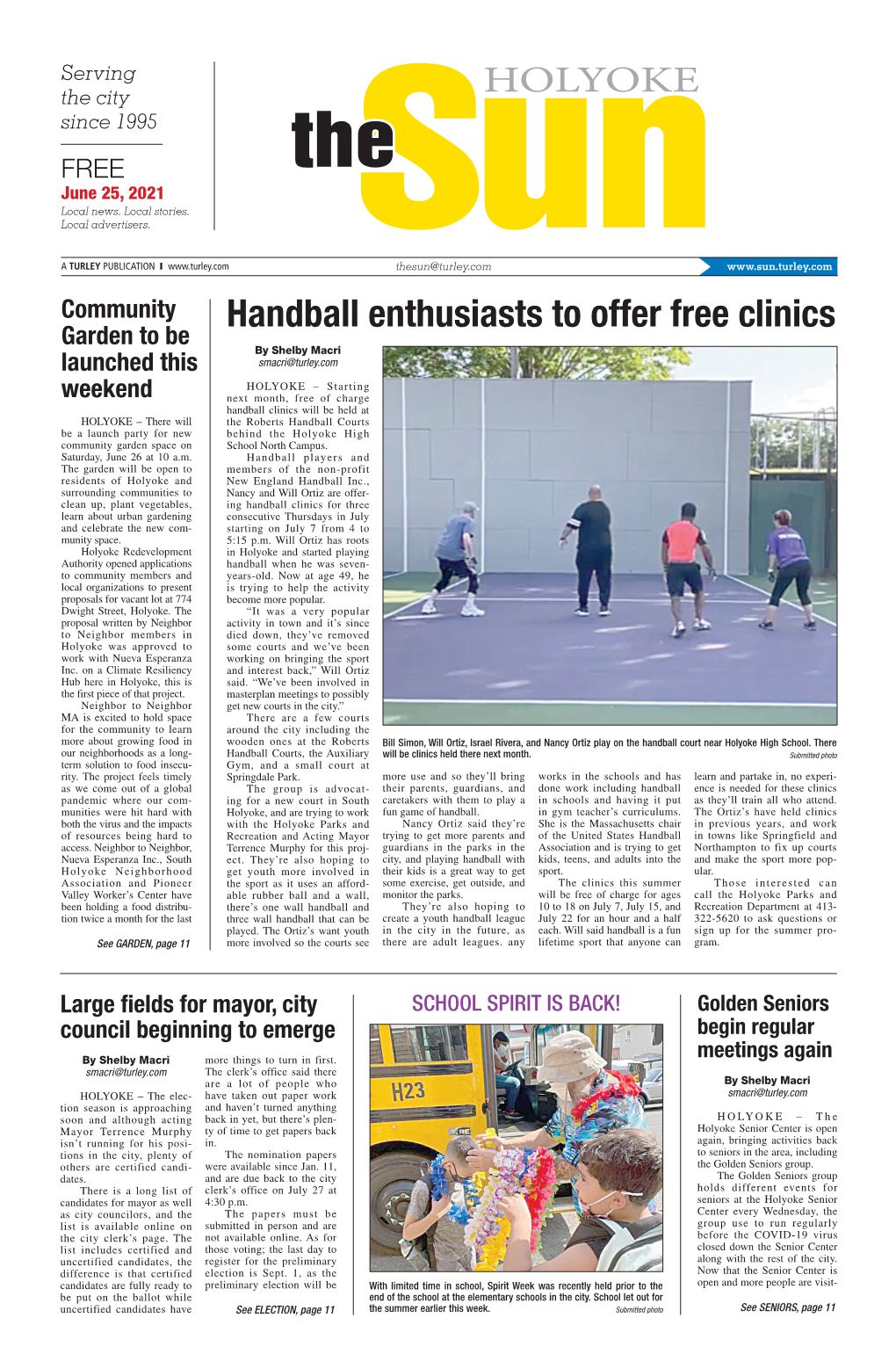 Handball Enthusiasts to Offer Free Clinics