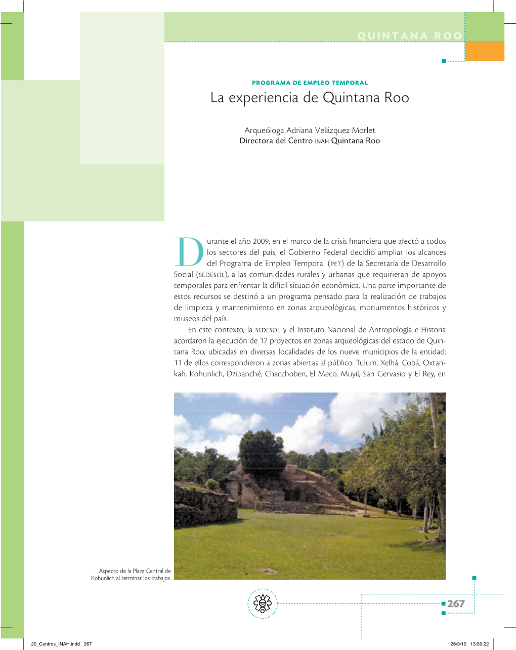La Experiencia De Quintana Roo