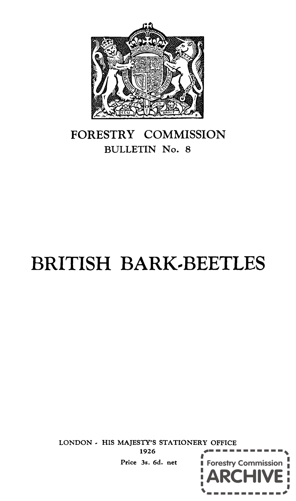 British Bark-Beetles