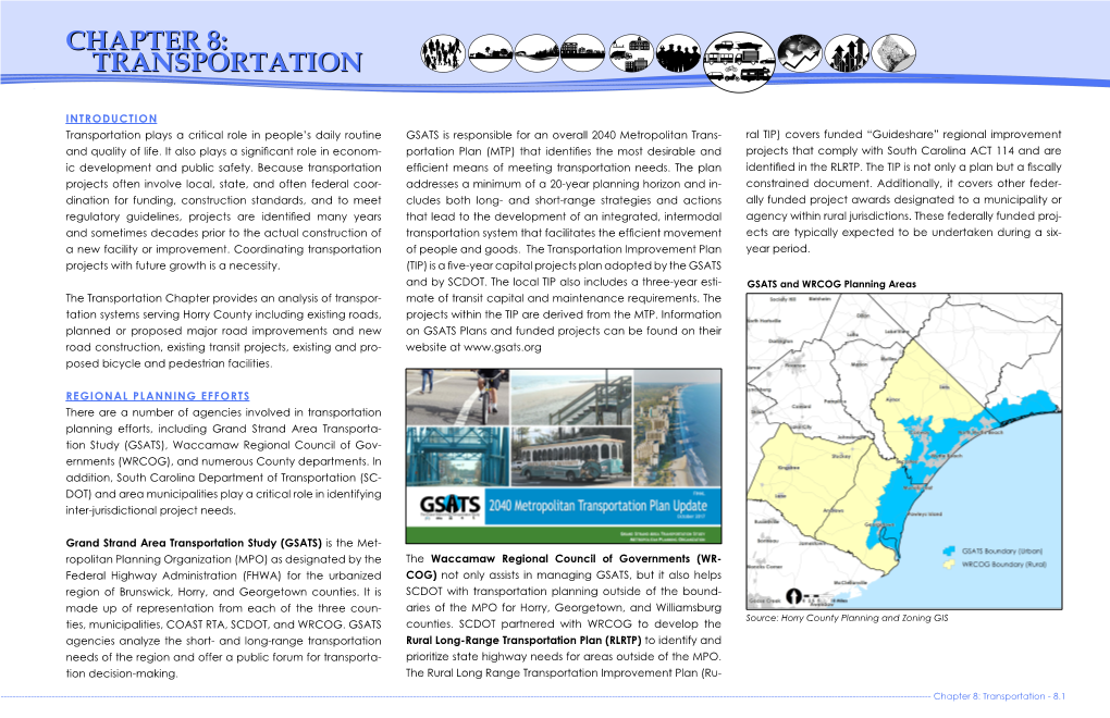 INTRODUCTION Transportation Plays a Critical Role in People's Daily