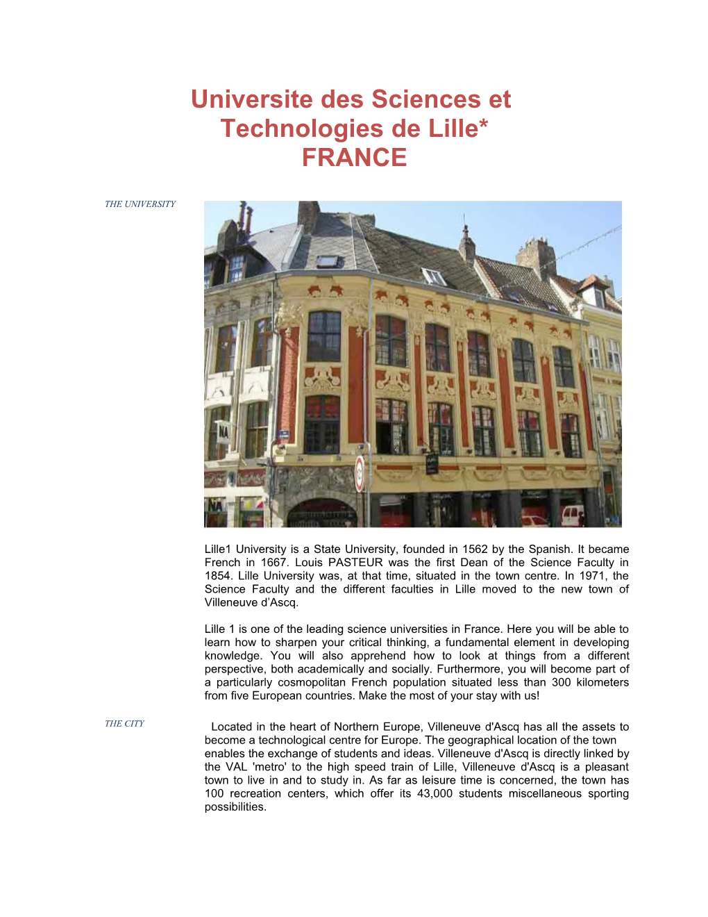 Technologies De Lille*