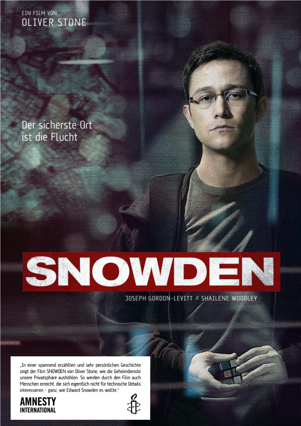 Snowden – Filmbegleitmaterial
