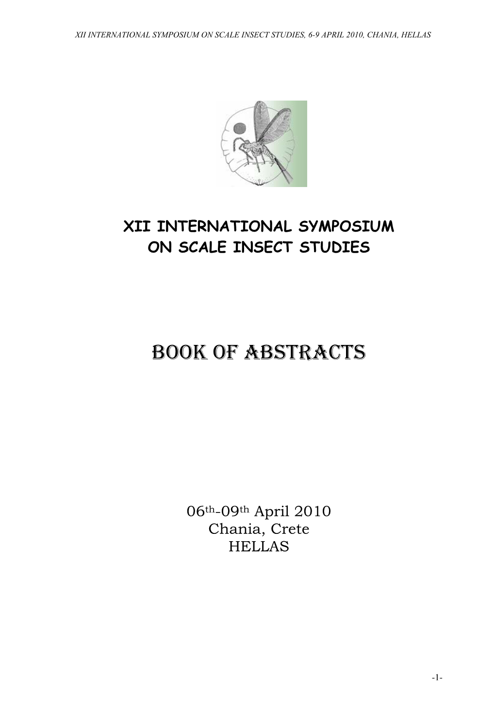 Book of Abstracts