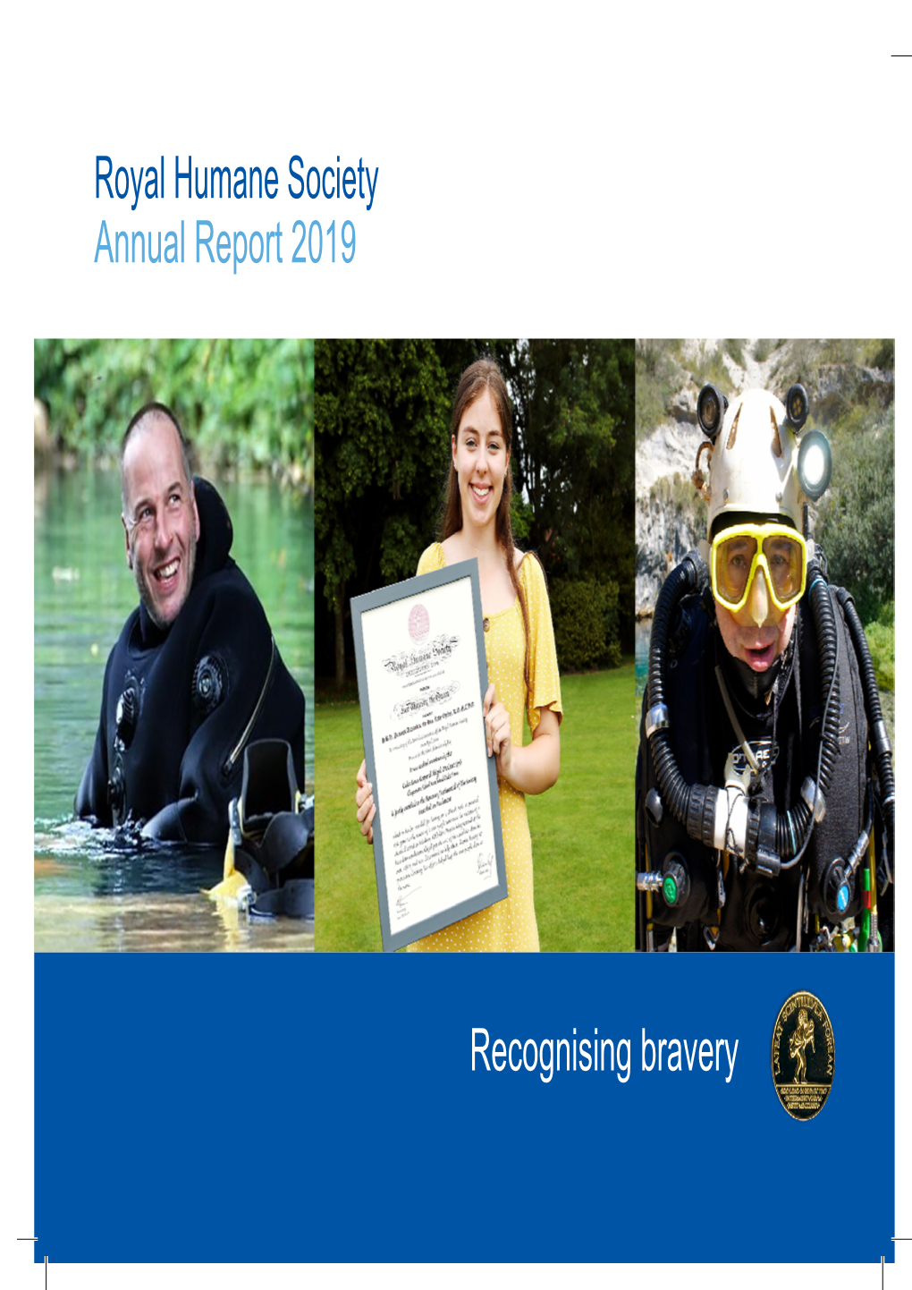 Recognising Bravery Royal Humane Society Annual Report 2019