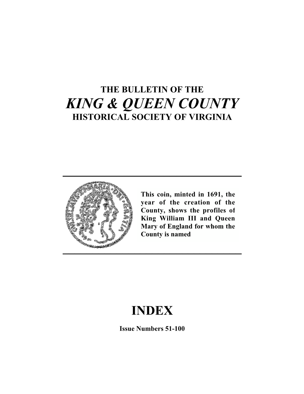 King & Queen County