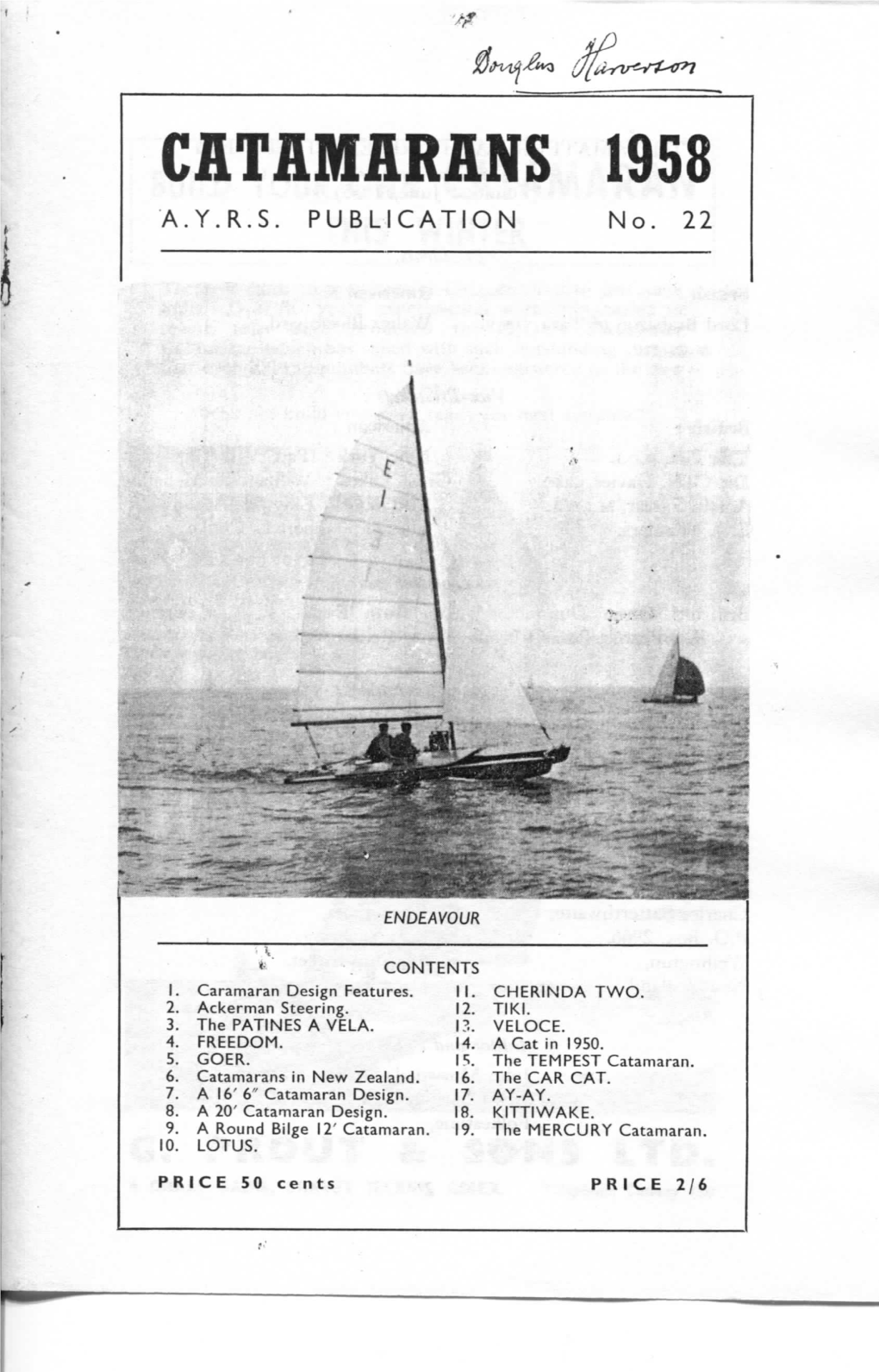 Catamarans 1958 1