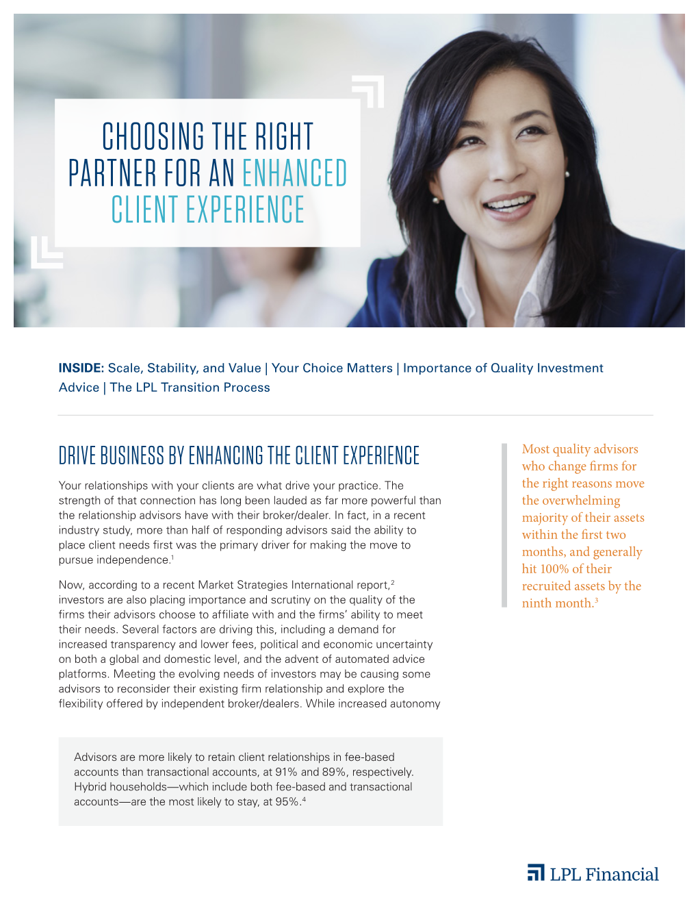 Choosing the Right Partner for an Enhanced Client Experience
