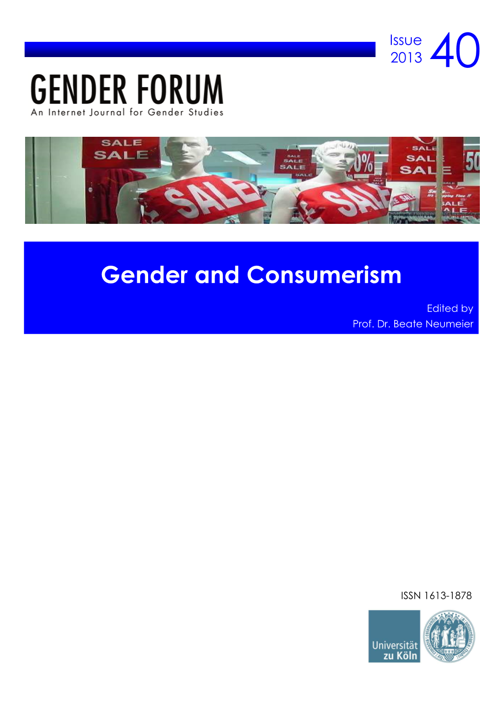 Complete Issue Gender and Consumerism