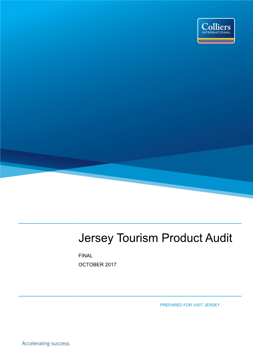 Jersey Tourism Product Audit