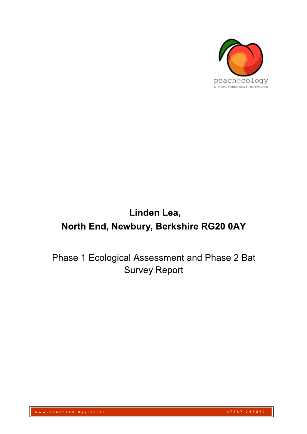 Linden Lea, North End, Newbury, Berkshire RG20 0AY Phase 1