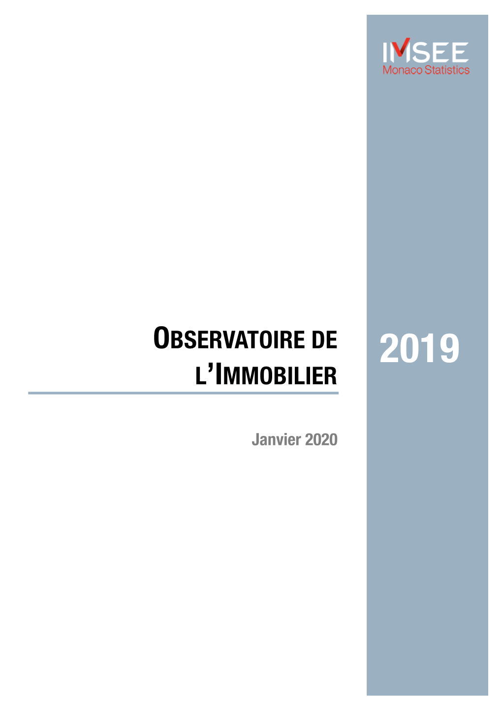L'observatoire Immobilier 2019