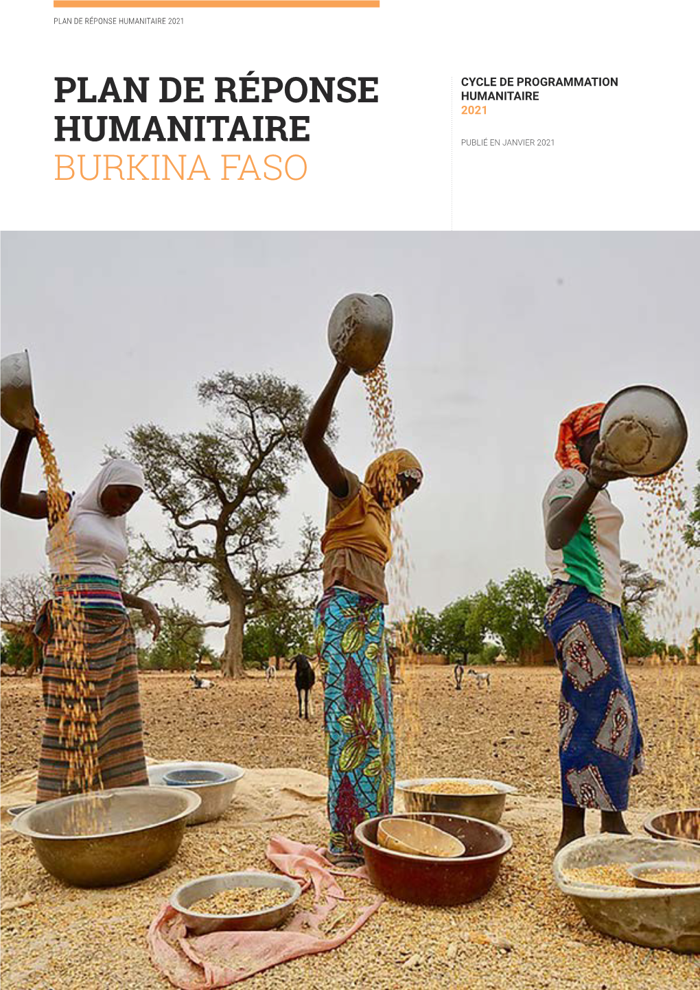 Plan De Réponse Humanitaire Burkina Faso