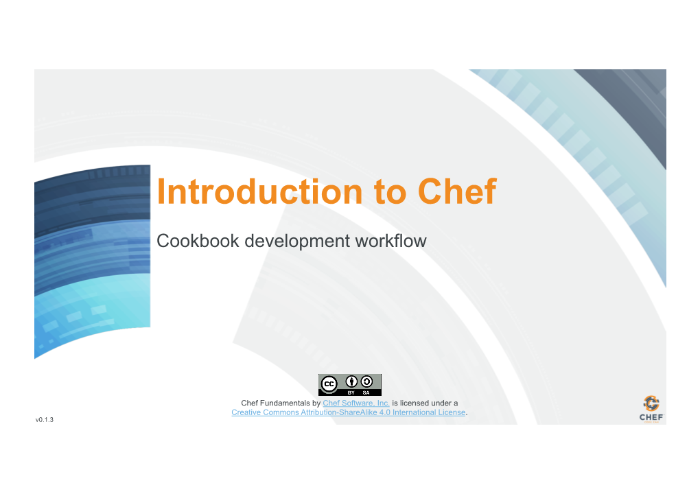 Introduction to Chef