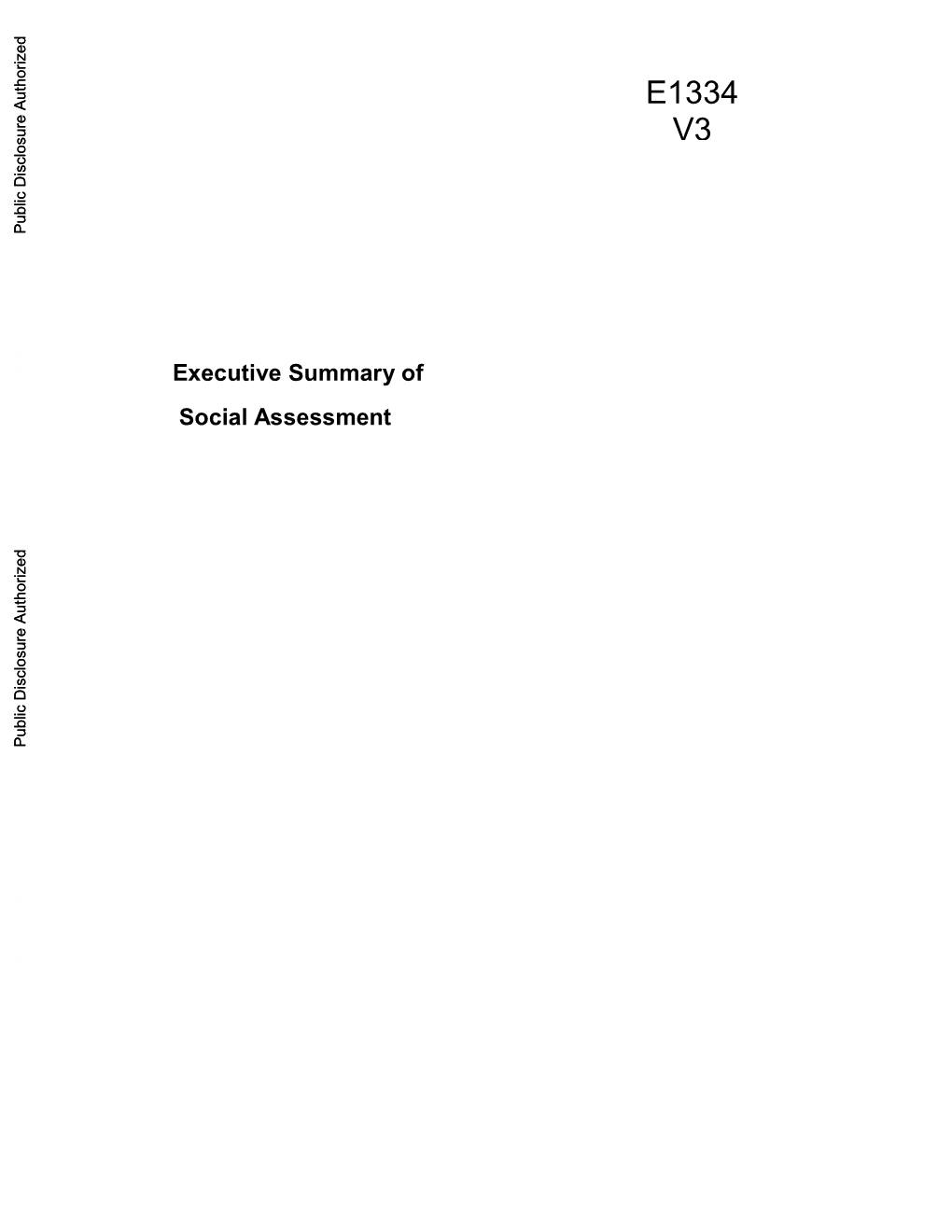 World Bank Document