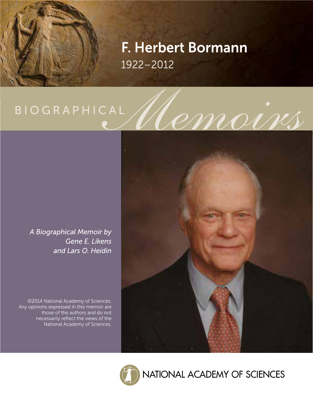 F. Herbert Bormann 1922–2012