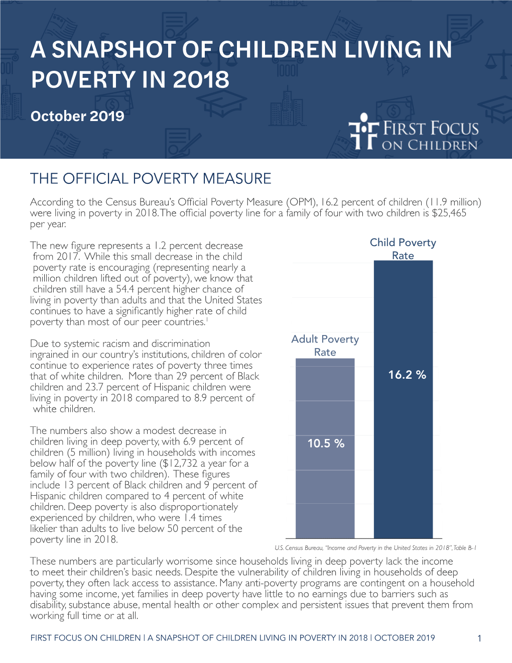 A Snapshot of Children Living in Poverty in 2018