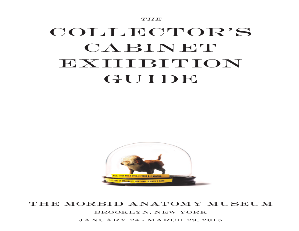 Collector's Cabinet Exhibition Guide