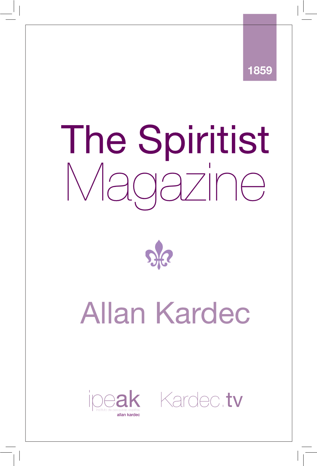 The Spiritist Magazine 18591858