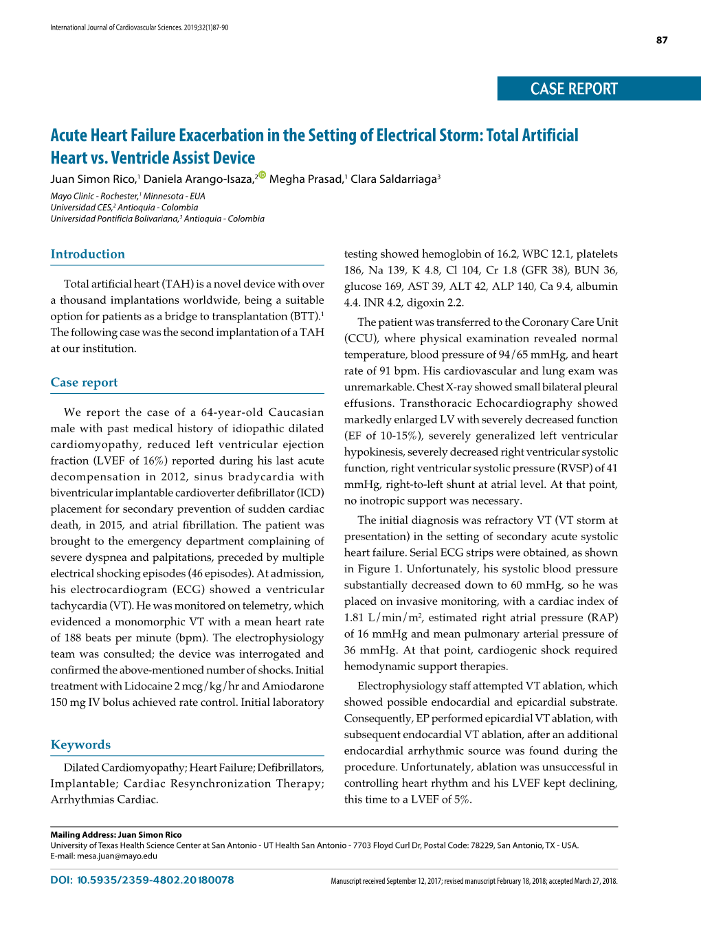 Total Artificial Heart Vs. Ventricle Assist Device