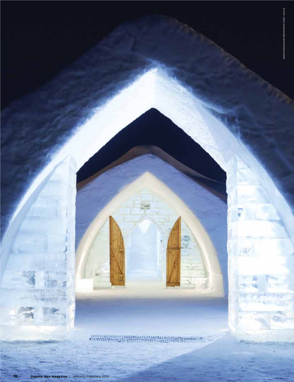 The Ice Hotel, Or Hôtel De Glace, Sauna