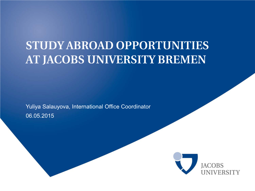 Jacobs University Bremen