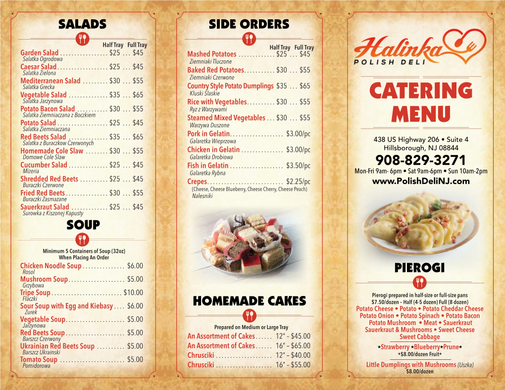 40194 HALINKA Catering Menu WEB