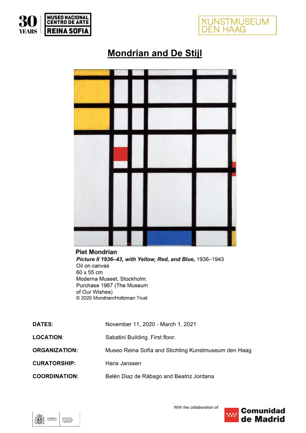 Mondrian and De Stijl