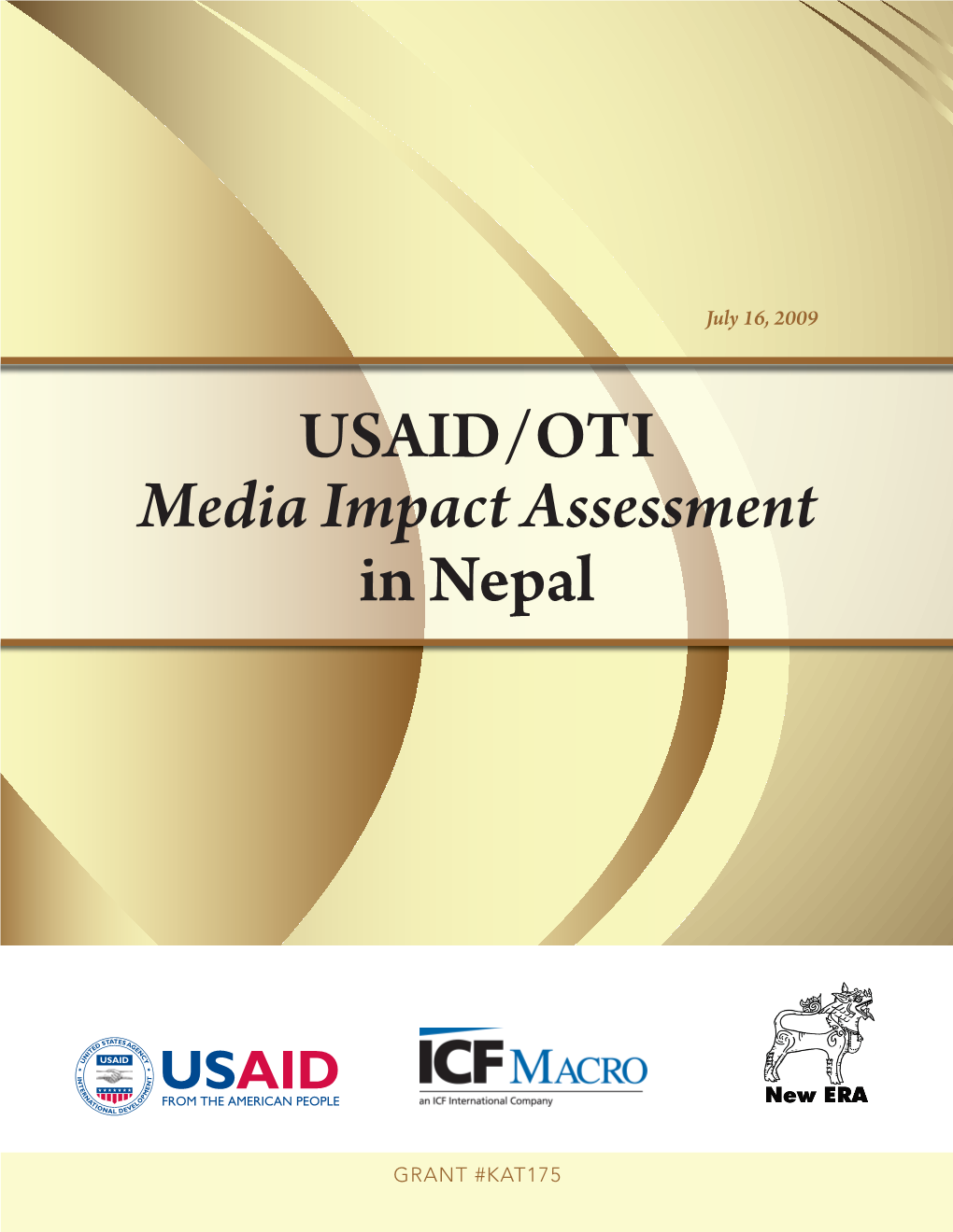 USAID/OTI Media Impact Assessment in Nepal