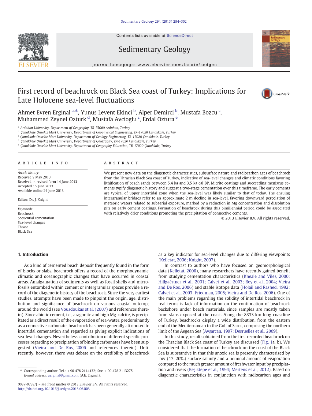 Implications for Late Holocene Sea-Level Fluctuations