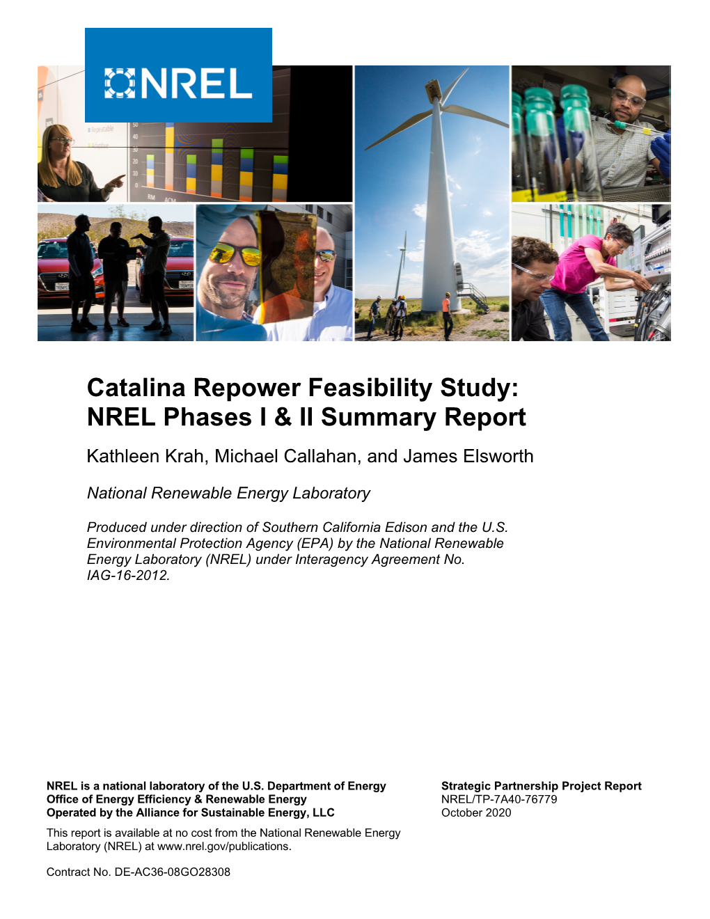 Catalina Repower Feasibility Study: NREL Phases I & II Summary Report