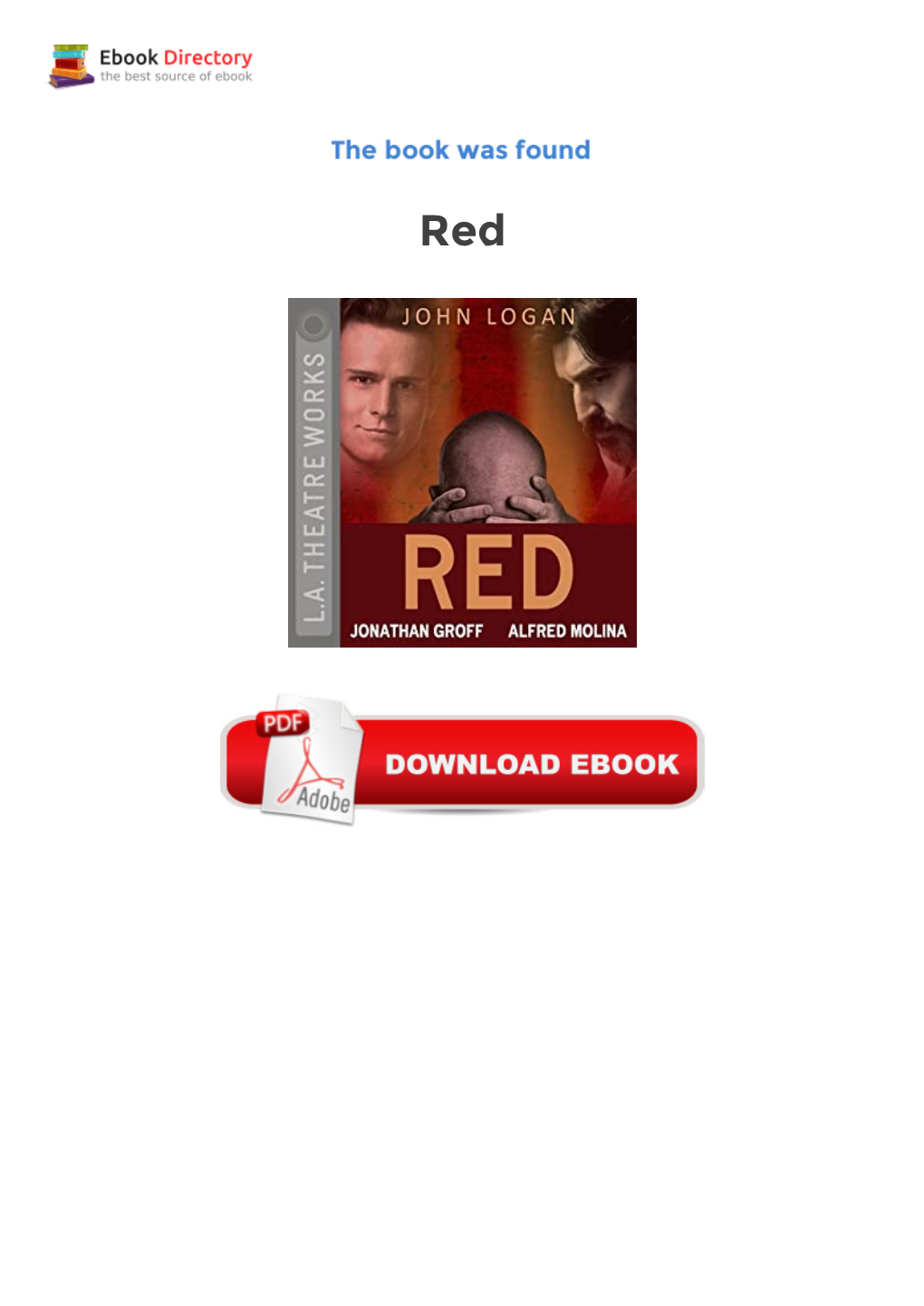 Ebook Red Freeware the Artist Mark Rothko Has Just Hired Ken, an Aspiring Artist, to Be His Assistant and Errand Boy