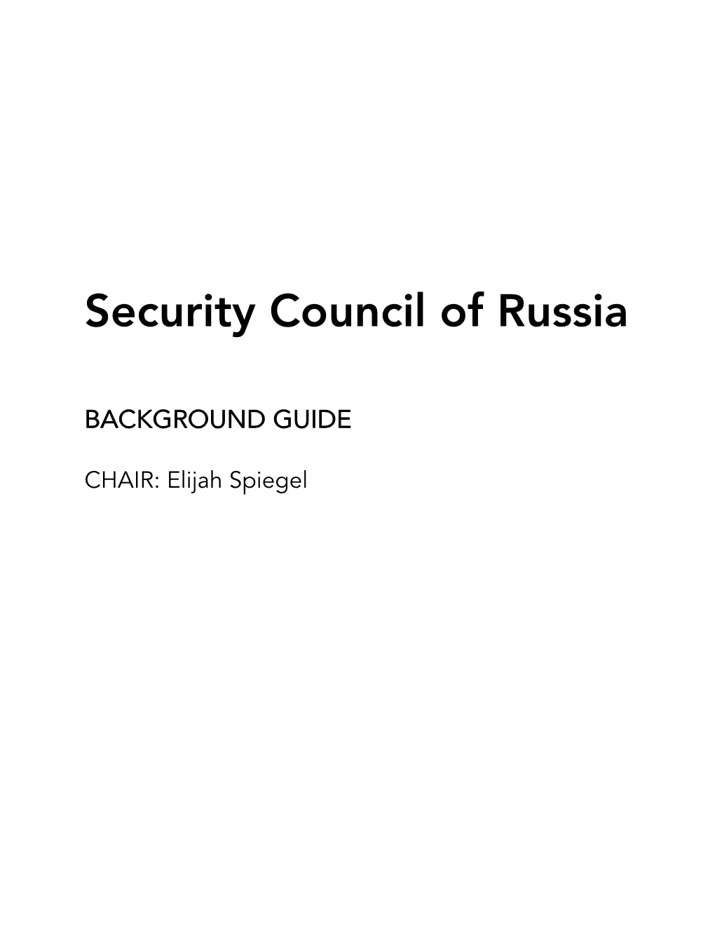Security Council of Russia